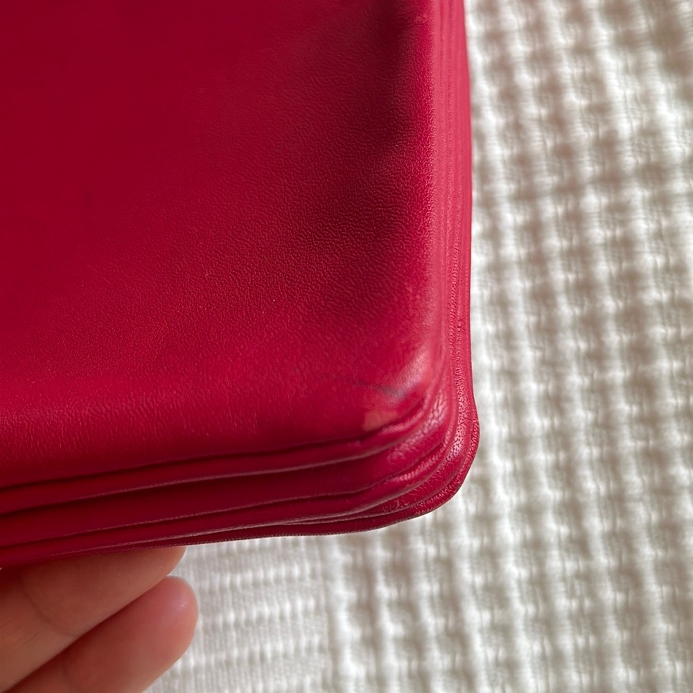 Celine trio large fushia dark pink shoulder bag - Picture 2 of 16